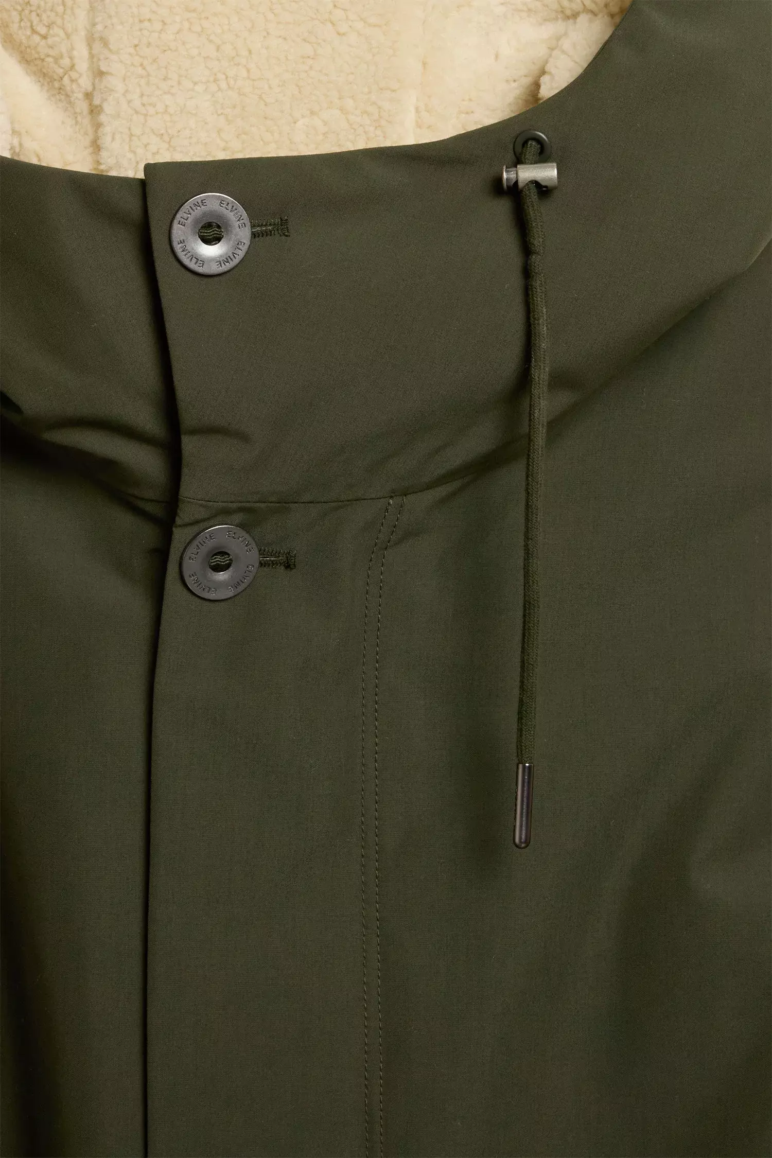 Elvine Figge Parka Dark Moss Herren Winterjacke Wasserfest grün